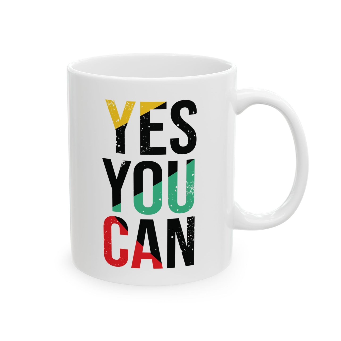 Empower Your Day: Yes You Can Ceramic Mug