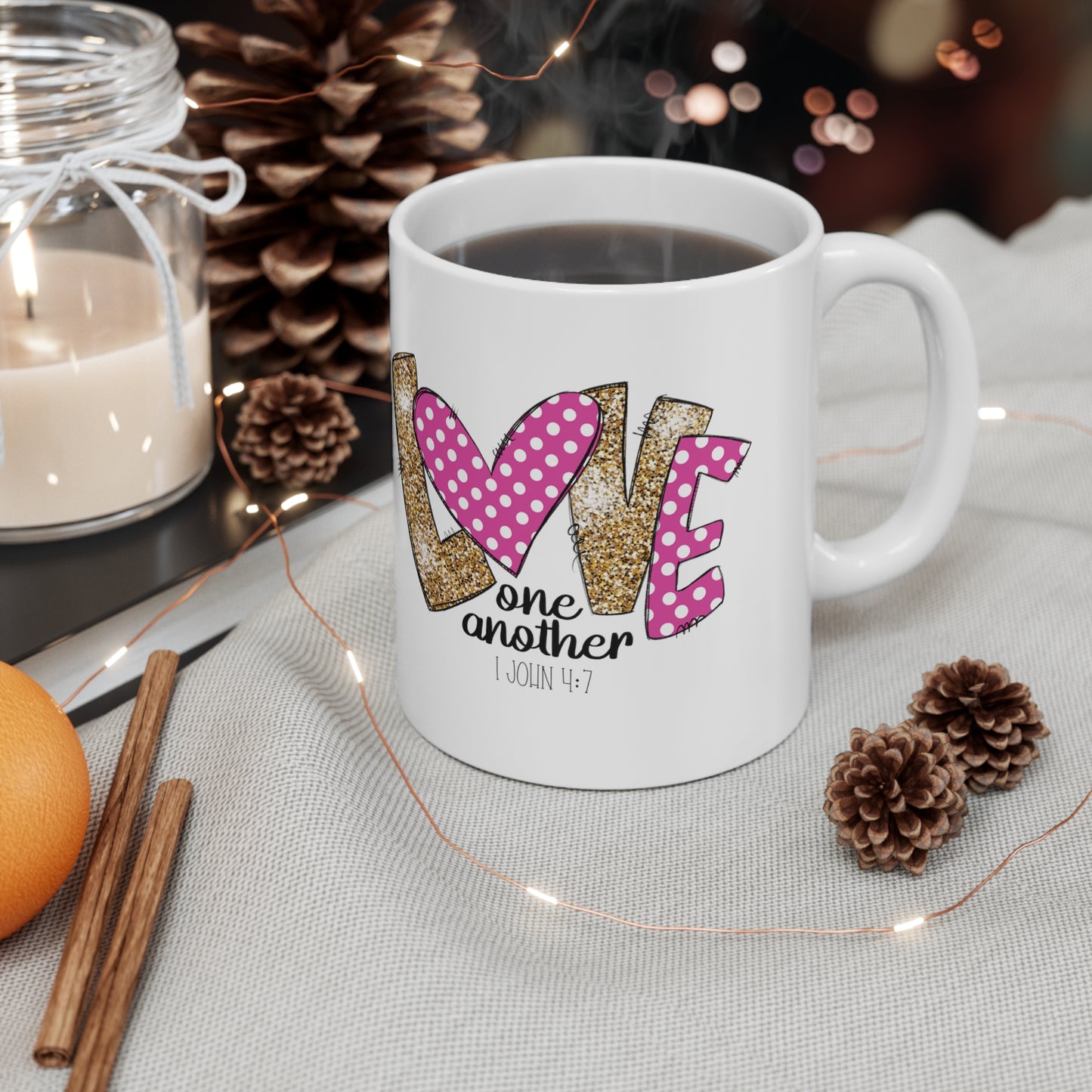 Valentine's Coffee Mug | Valentine's Gifts | LOVE Ceramic Coffee Mug | Valentine's Day Gifts | Coffee Cup