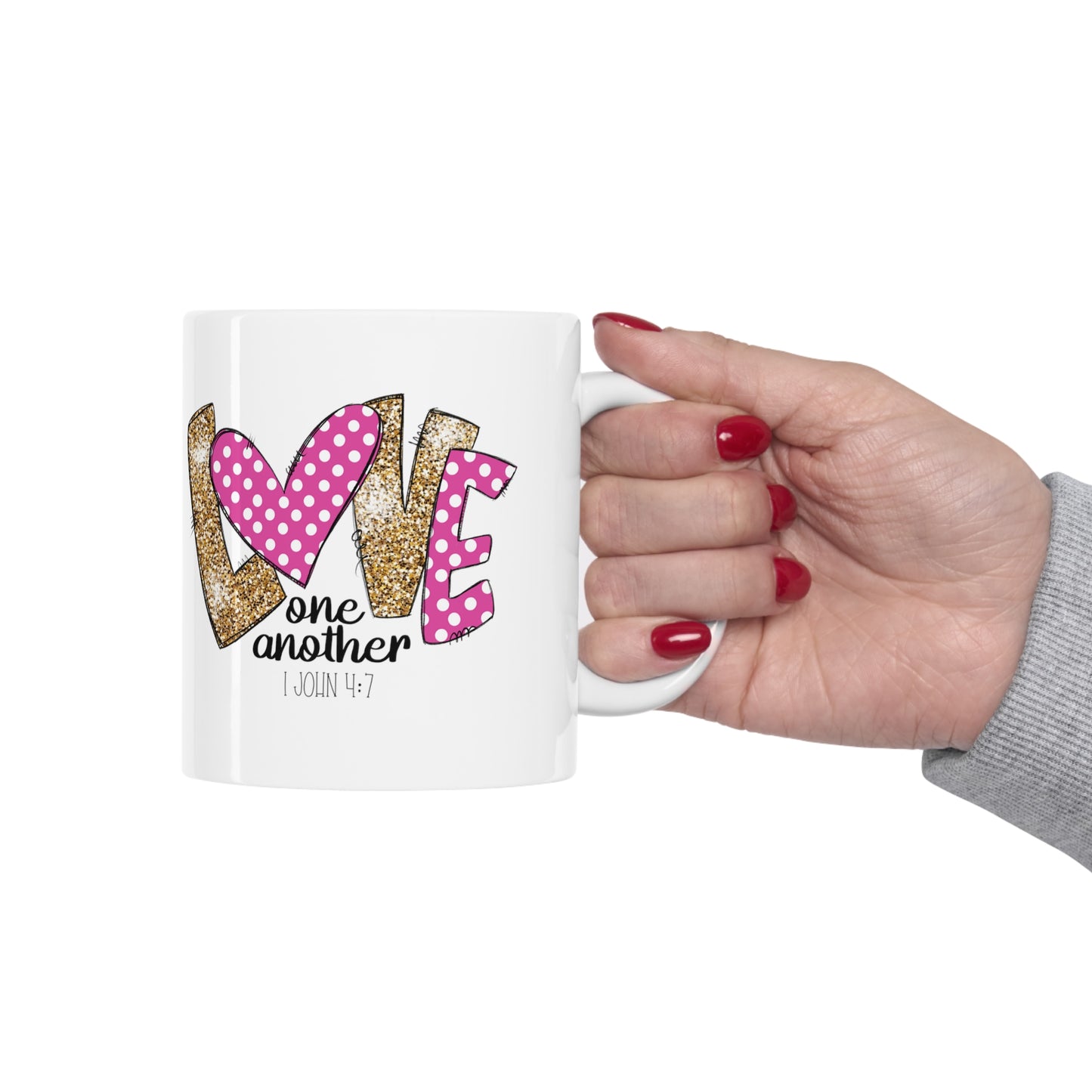 Valentine's Coffee Mug | Valentine's Gifts | LOVE Ceramic Coffee Mug | Valentine's Day Gifts | Coffee Cup