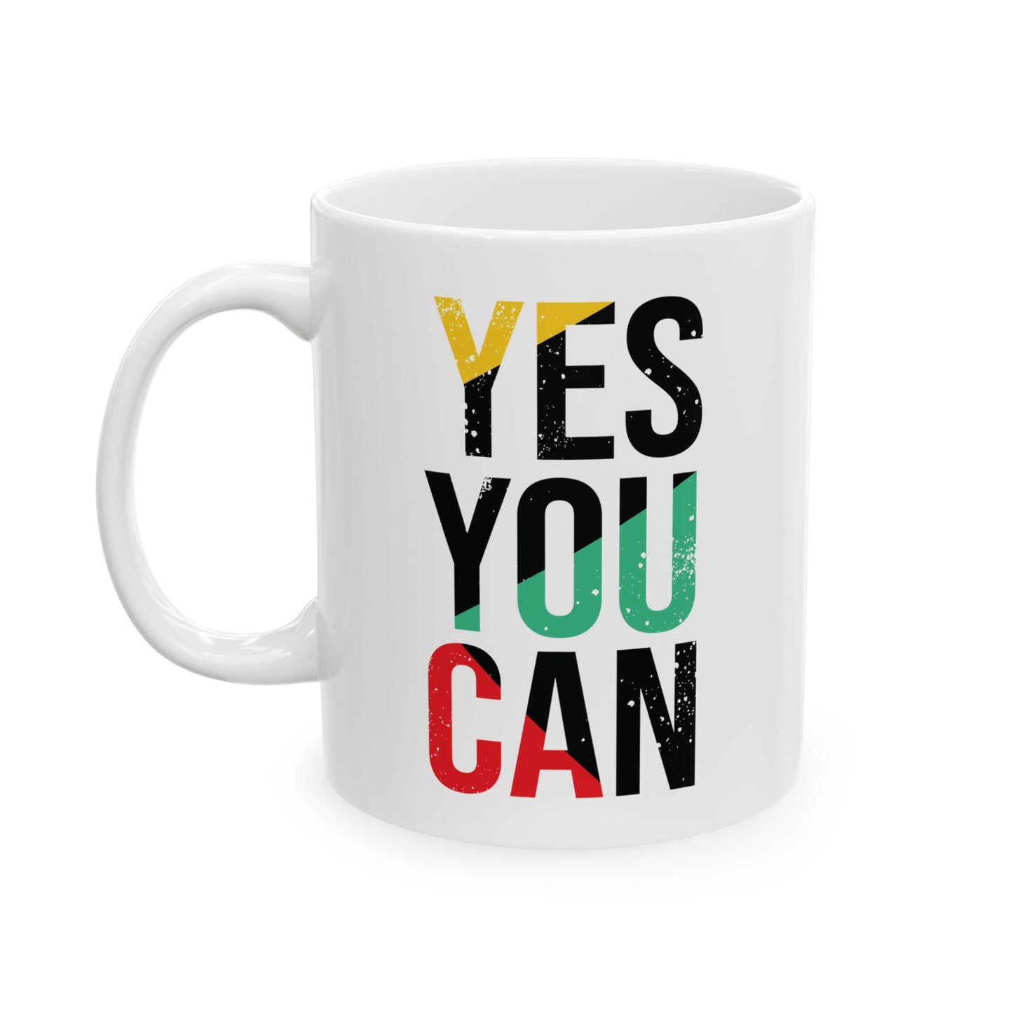 Empower Your Day: Yes You Can Ceramic Mug