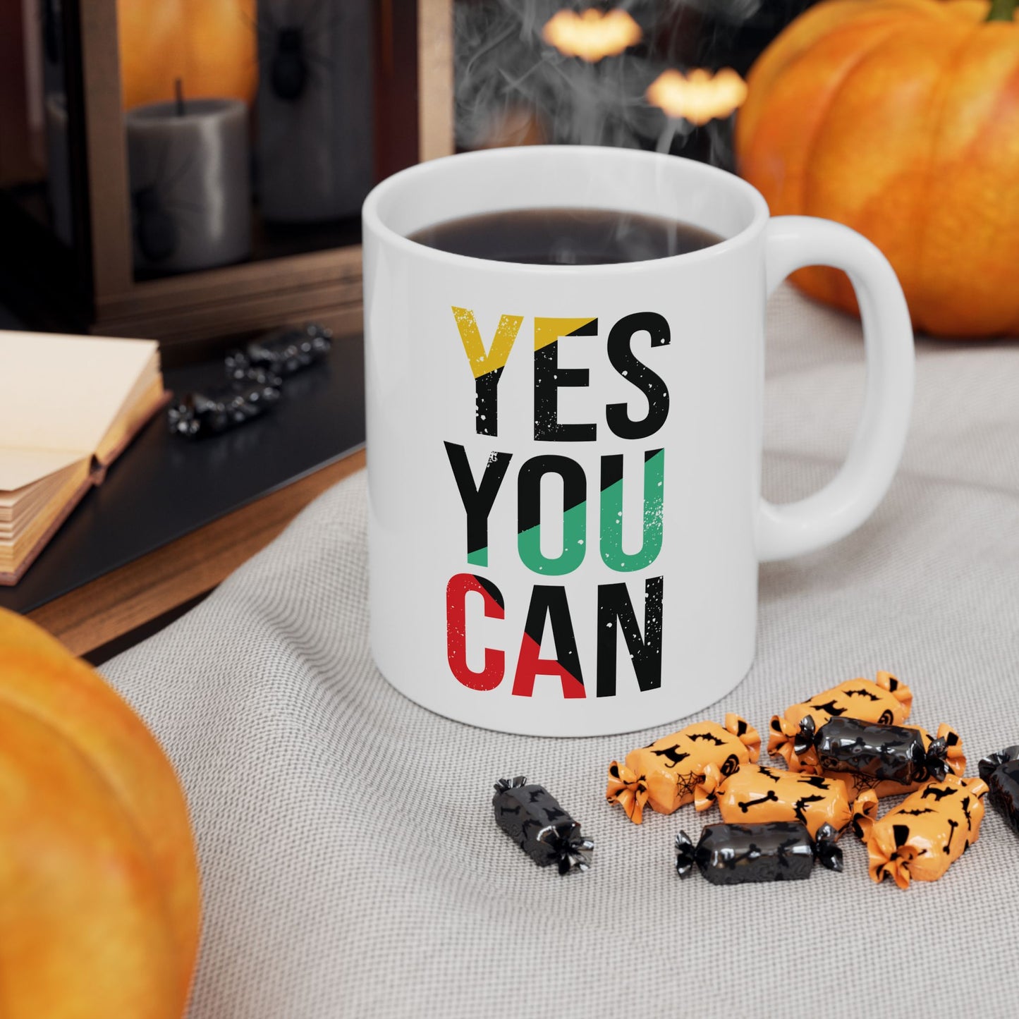 Empower Your Day: Yes You Can Ceramic Mug