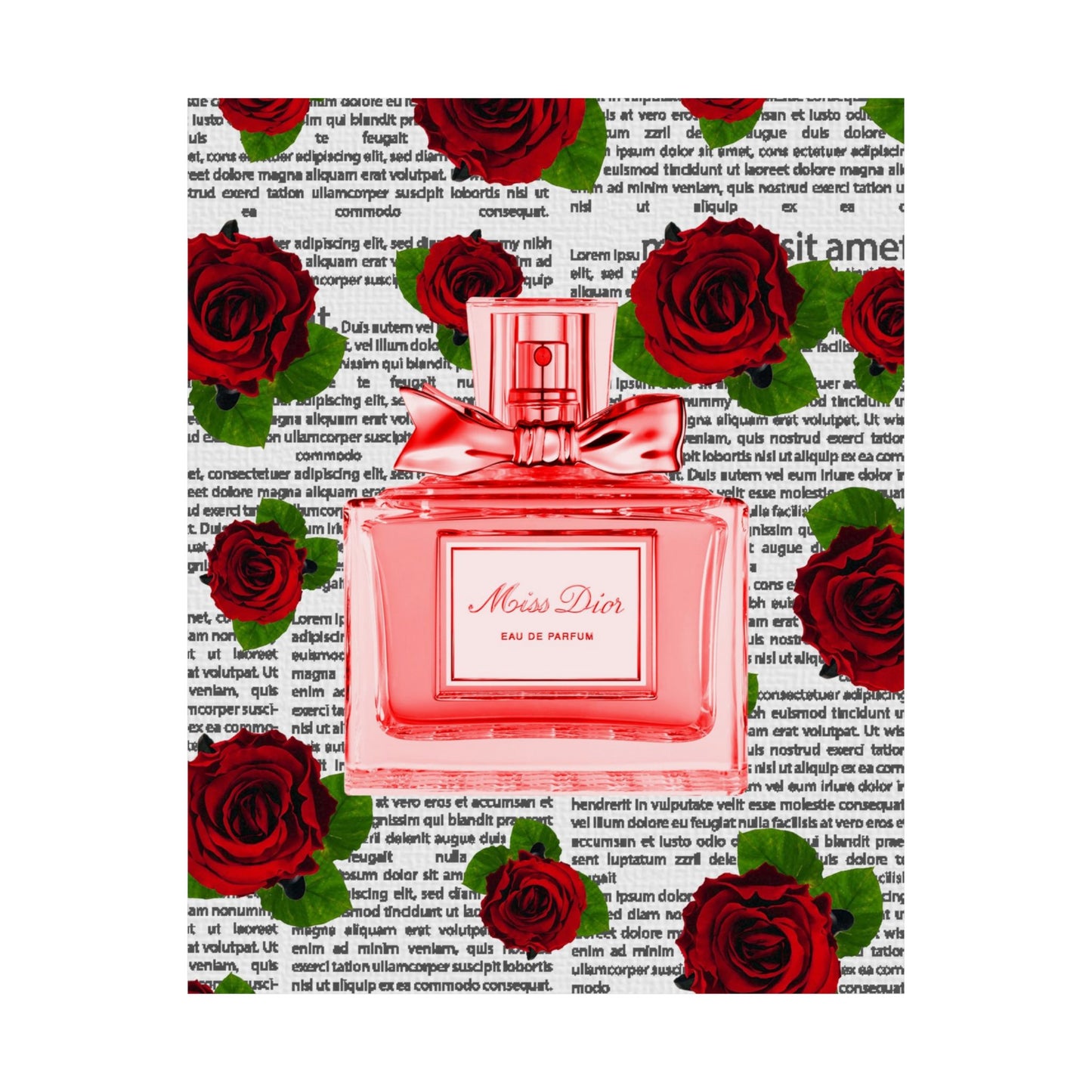 Lux Rose Perfume Bottle Posters-unframed