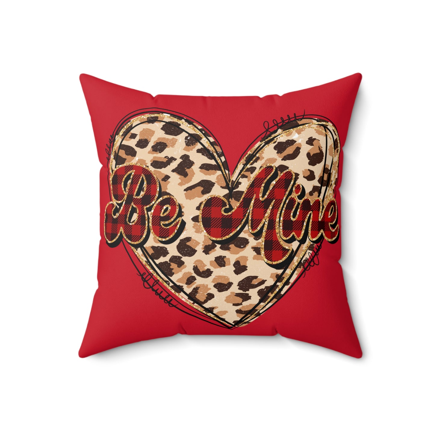 Be Mine Valentine's Square Pillow