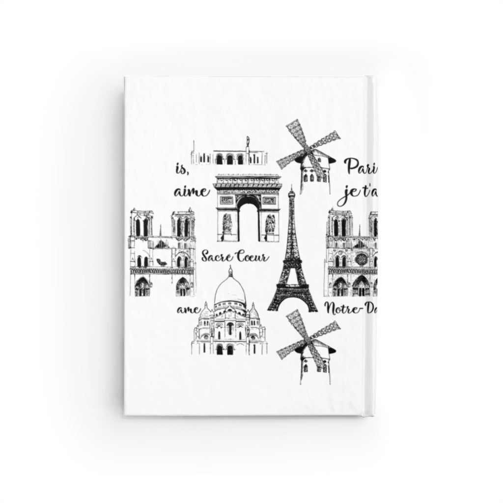 Travel Paris Black Journal - Blank-Paper products-Epitome of Beaute