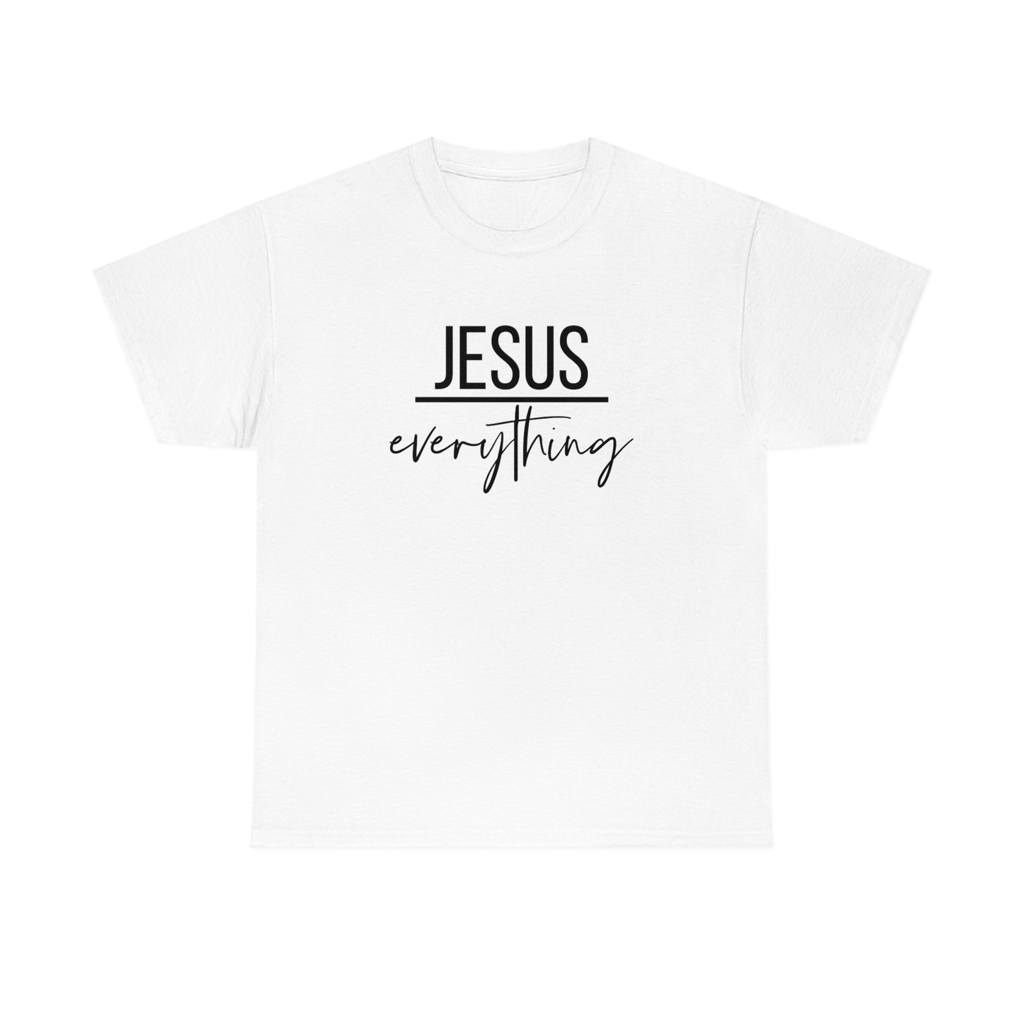 Jesus over Everything Unisex Heavy Cotton Tee