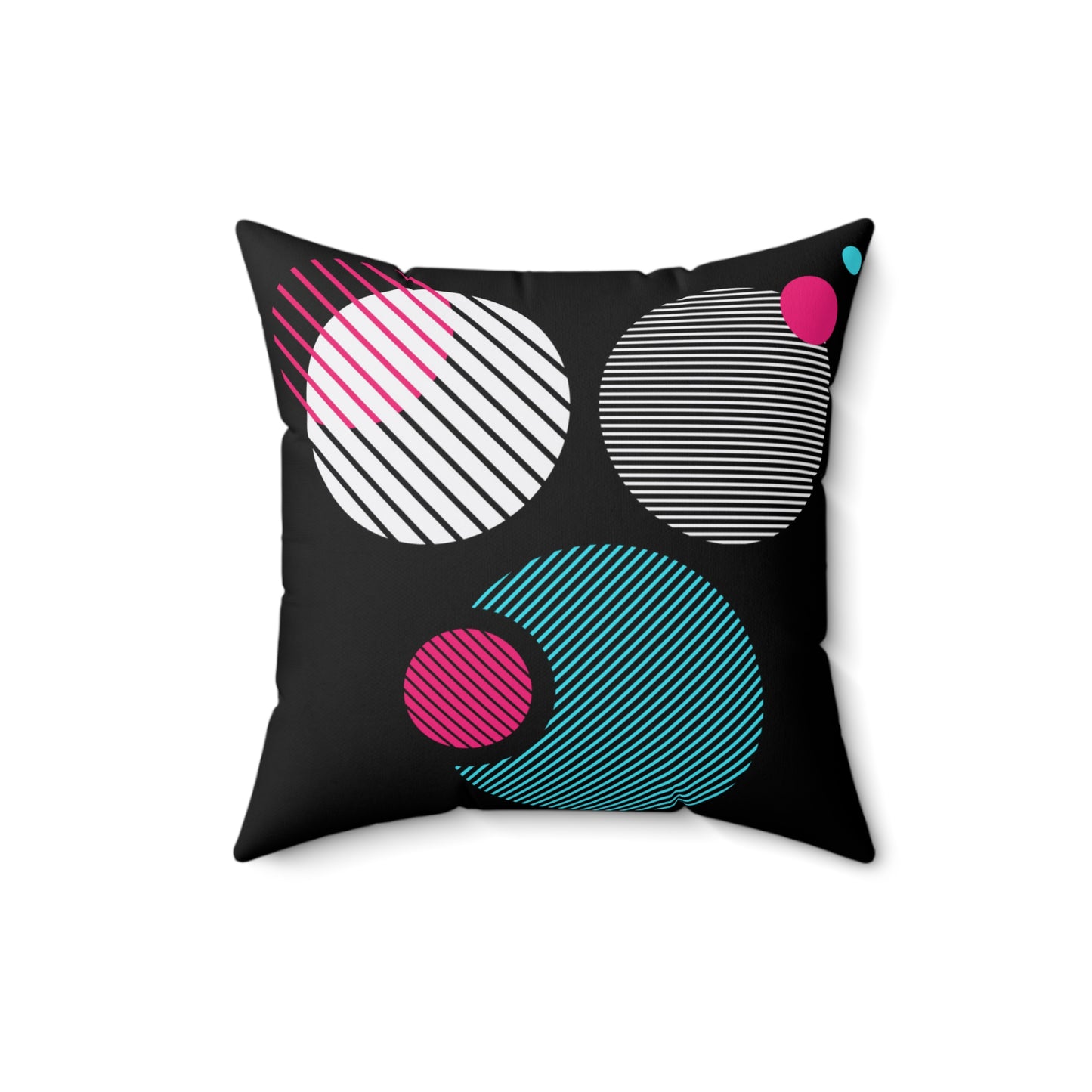 Colorful Circle Throw Pillow