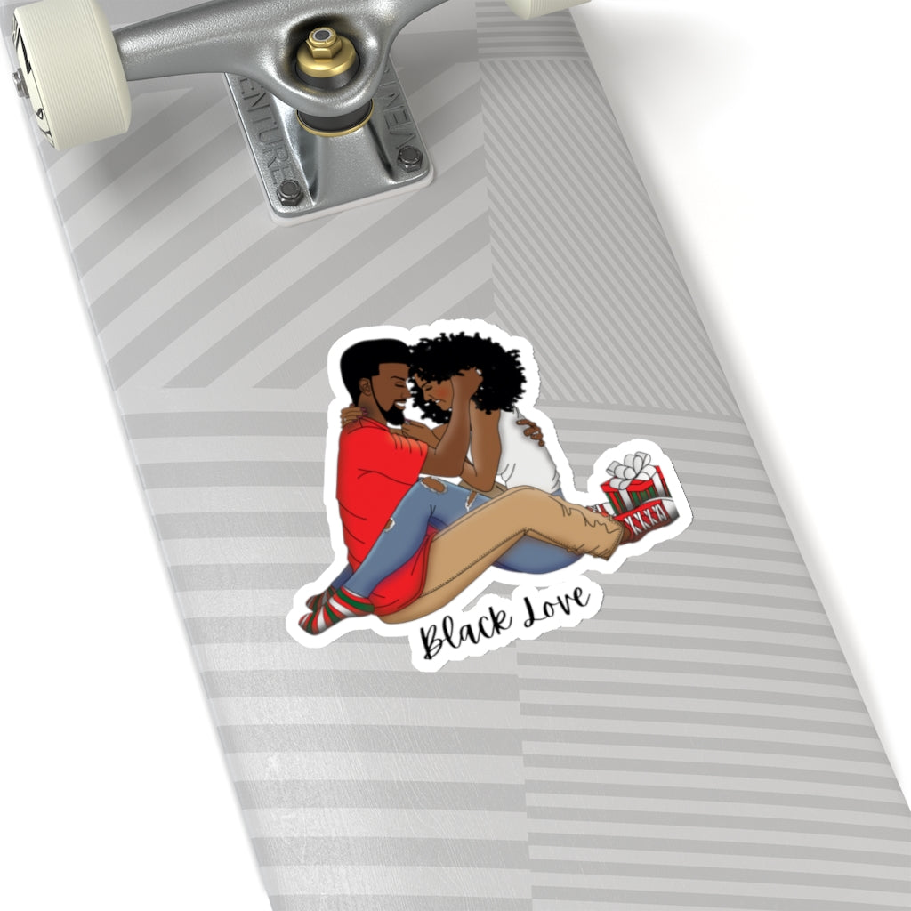 The Gift of Black Love Kiss-Cut Stickers-Paper products-Epitome of Beaute