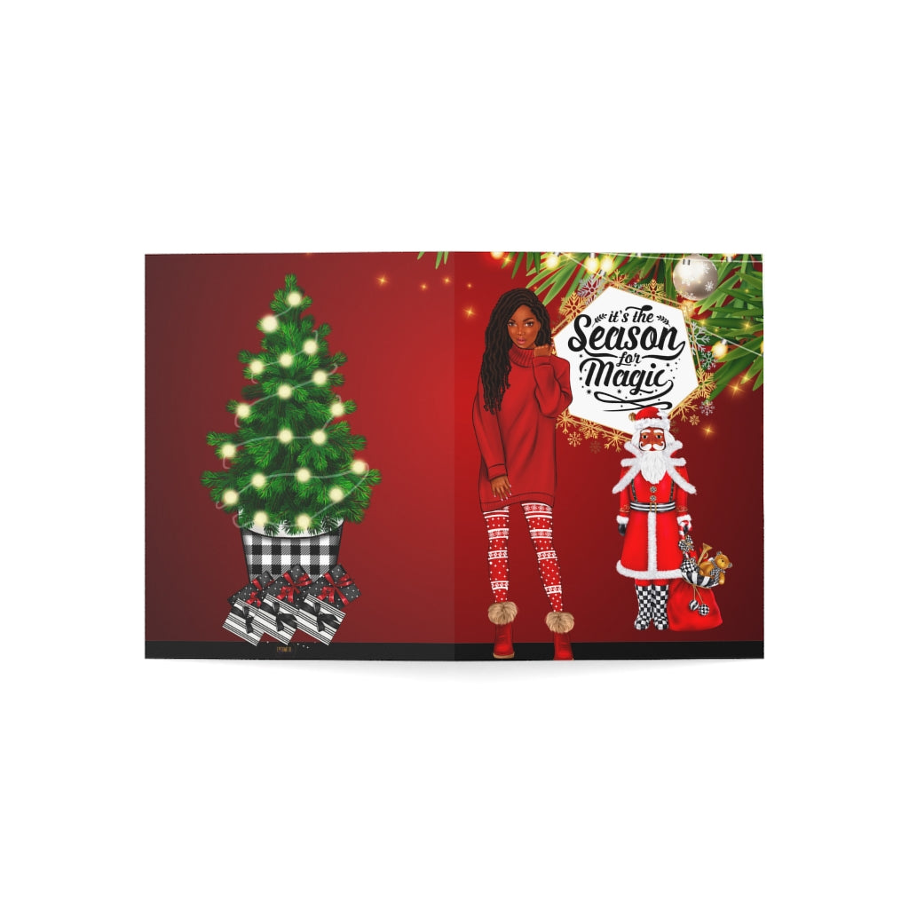 It's The Season For Magic Greeting Card Sets (1, 10, 30, and 50pcs)