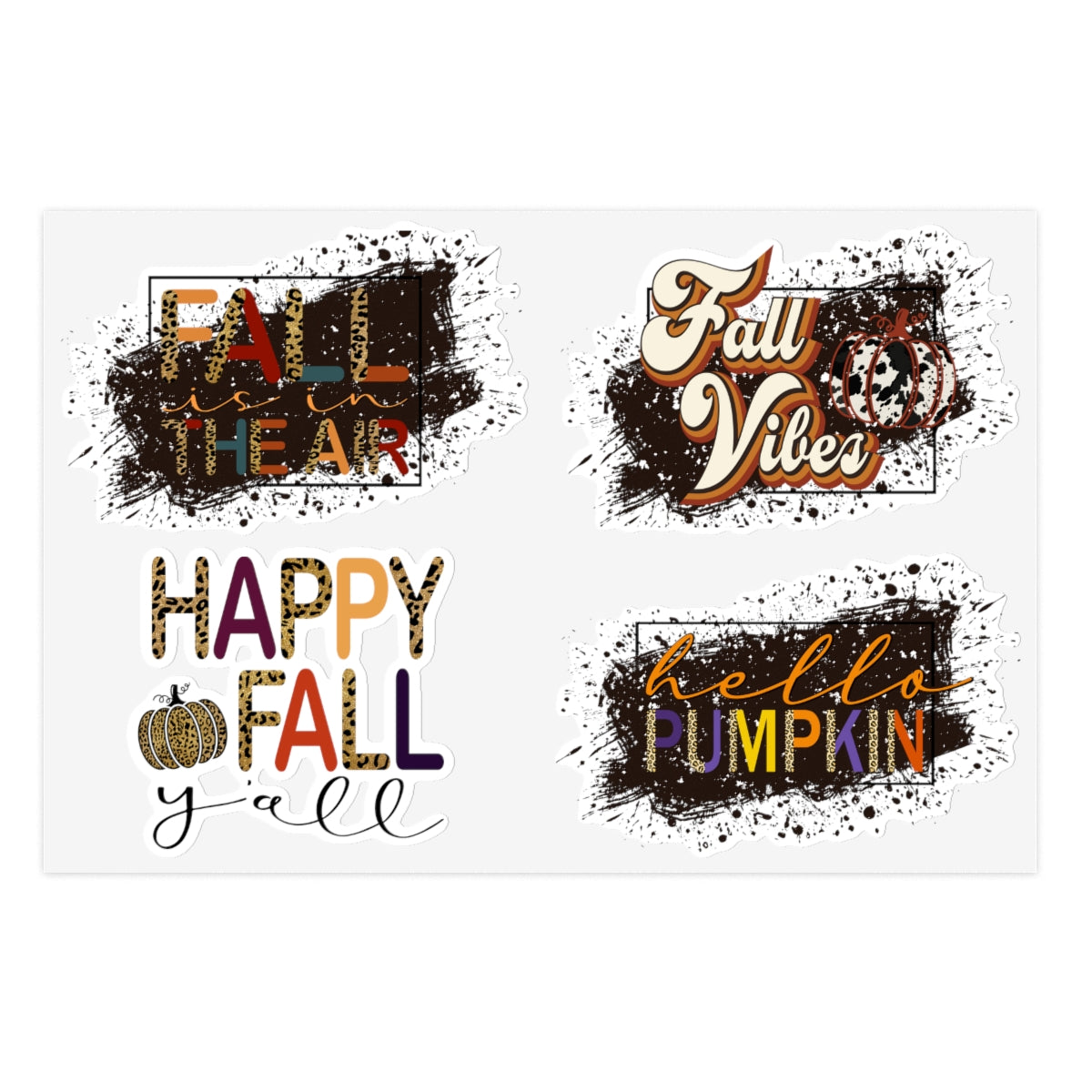 Fall Season Sticker Sheets