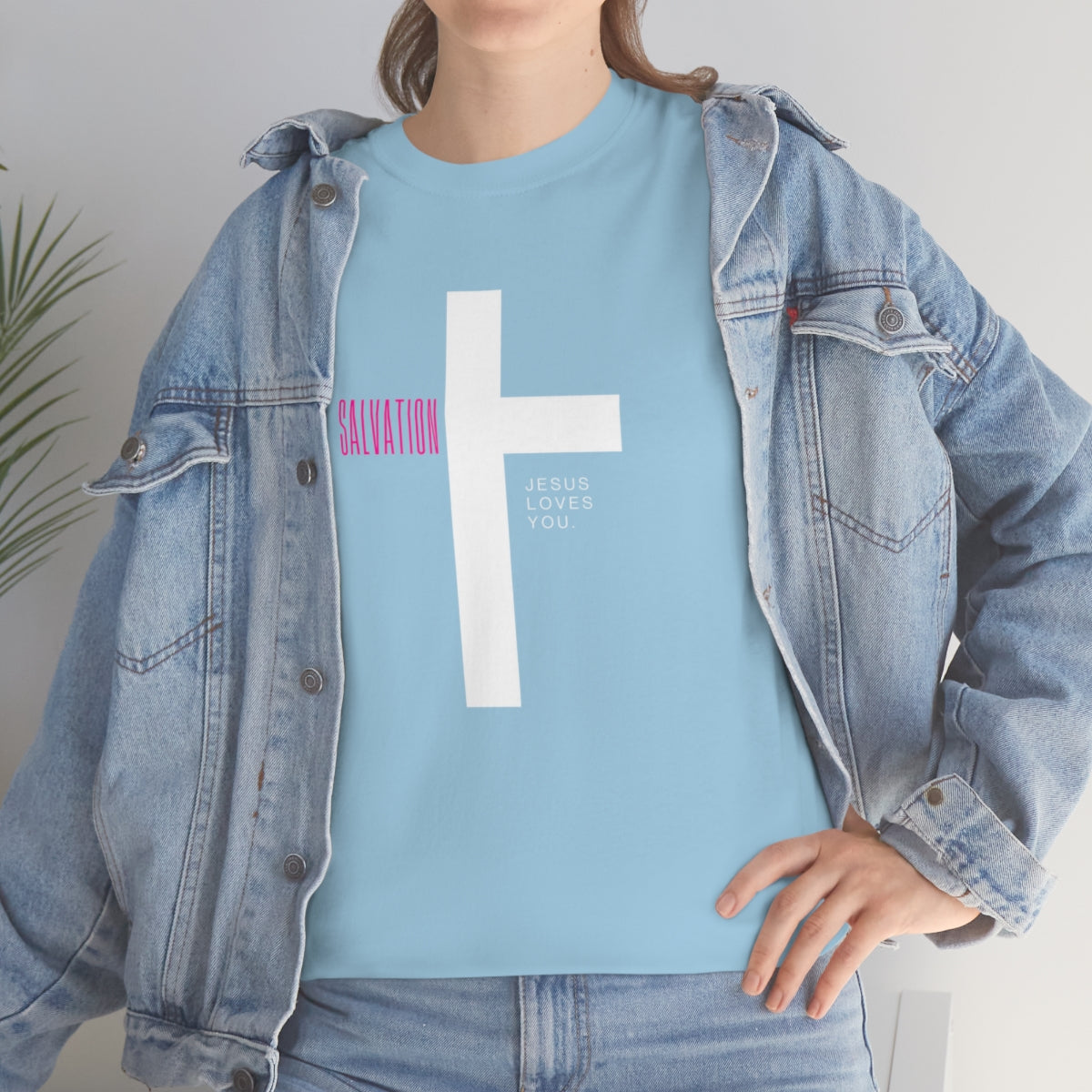 Salvation Unisex Heavy Cotton Tee| Christian Tees