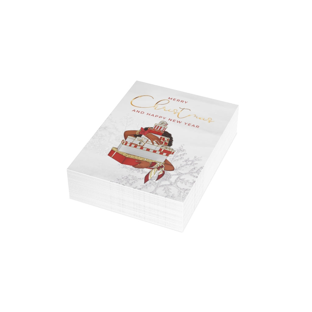 Delta Soror Christmas Cards| Folded Greeting Cards (1, 10, 30, and 50pcs)