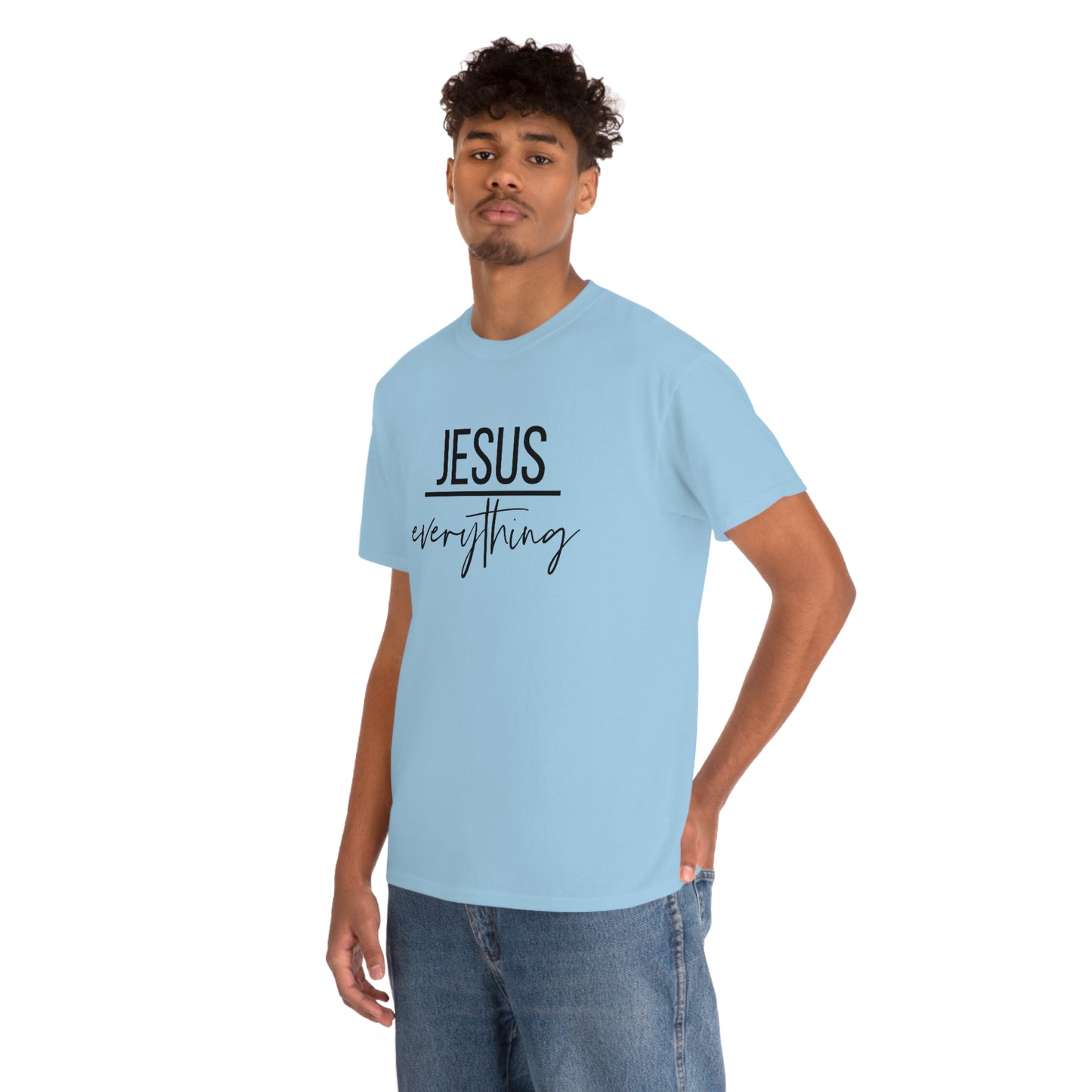 Jesus over Everything Unisex Heavy Cotton Tee