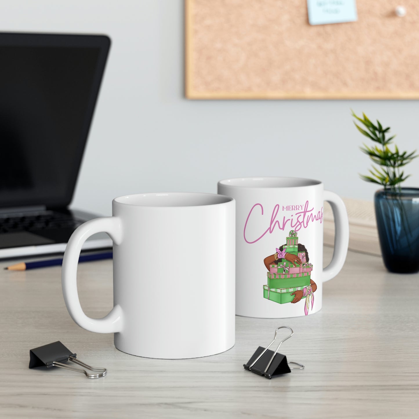 AKA Soror Christmas Ceramic Mug