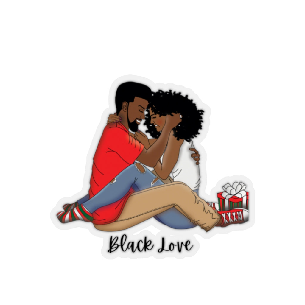 The Gift of Black Love Kiss-Cut Stickers-Paper products-Epitome of Beaute