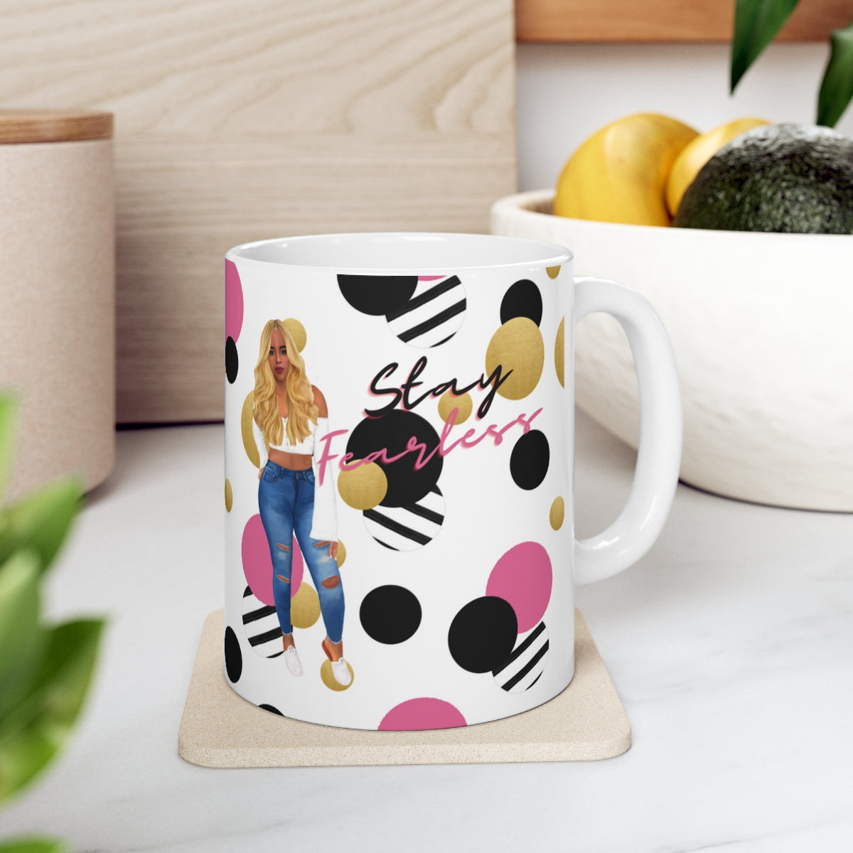 Stay Fearless Ceramic Mug