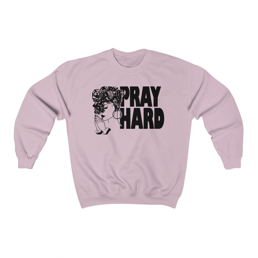 Pray Hard Hooded Sweatshirt