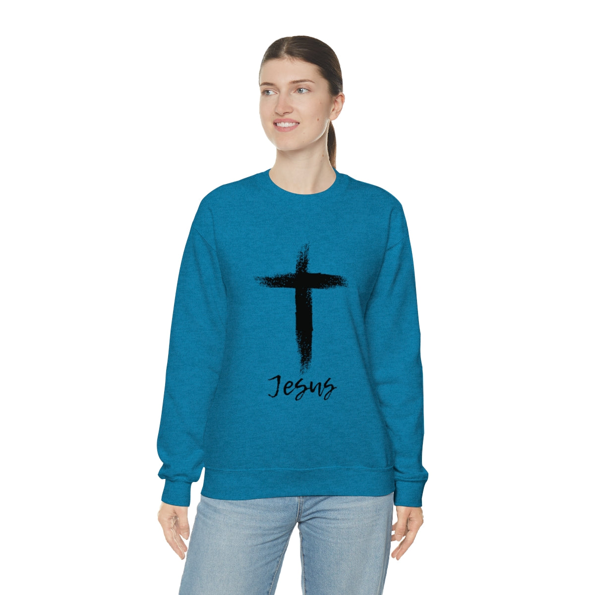 Jesus Unisex Heavy Blend™ Crewneck Sweatshirt