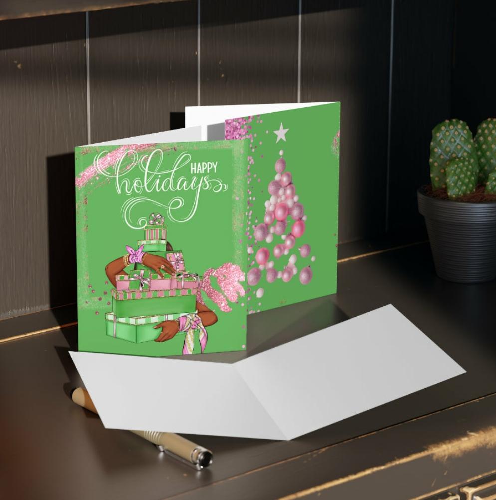 Happy Holidays Greeting cards| AKA Soror Holiday Cards|