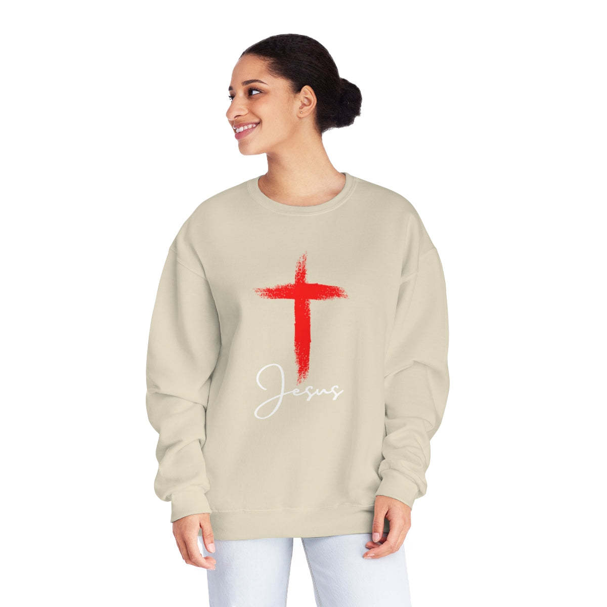 The Cross Unisex NuBlend® Crewneck Sweatshirt