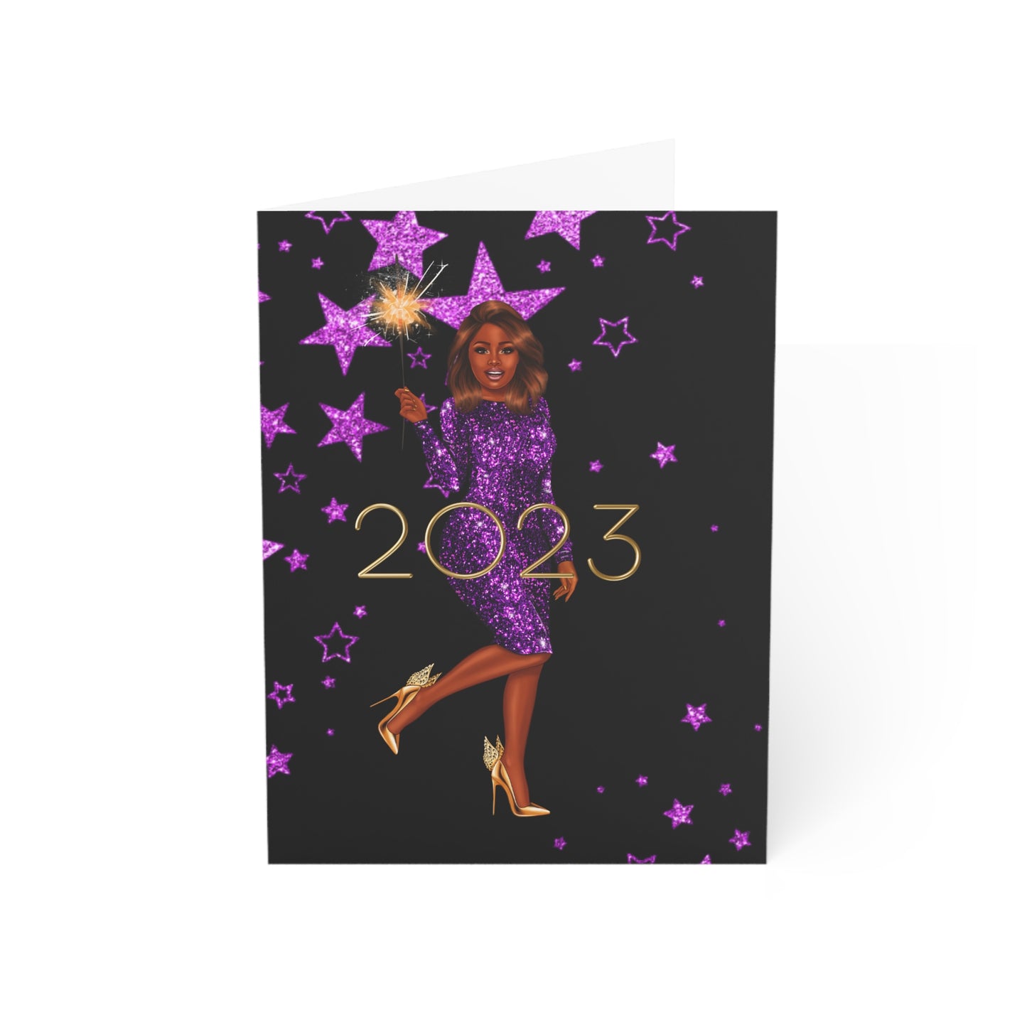 2023 New Years Cards| Folded Greeting Cards (1, 10, 30, and 50pcs)