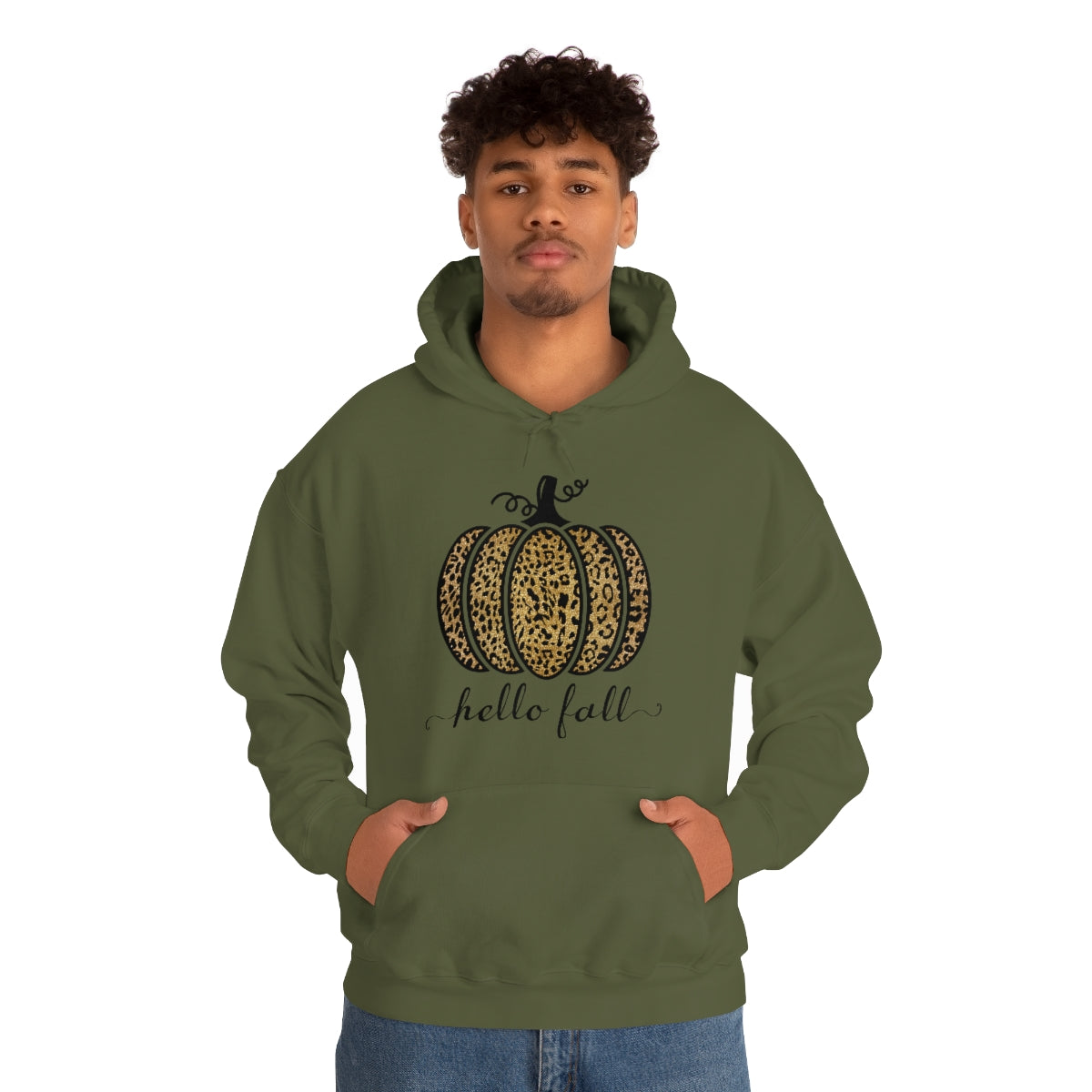 Hello Fall Unisex Heavy Blend™ Hooded Sweatshirt