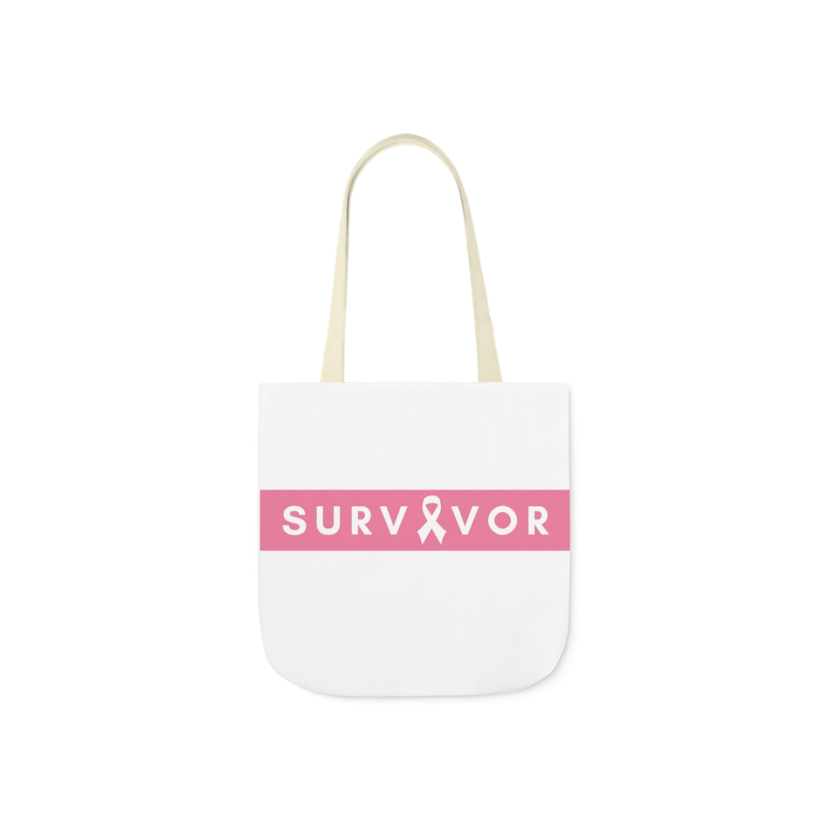 Survivor Canvas Tote Bag| Breast Cancer Awareness Tote Bag