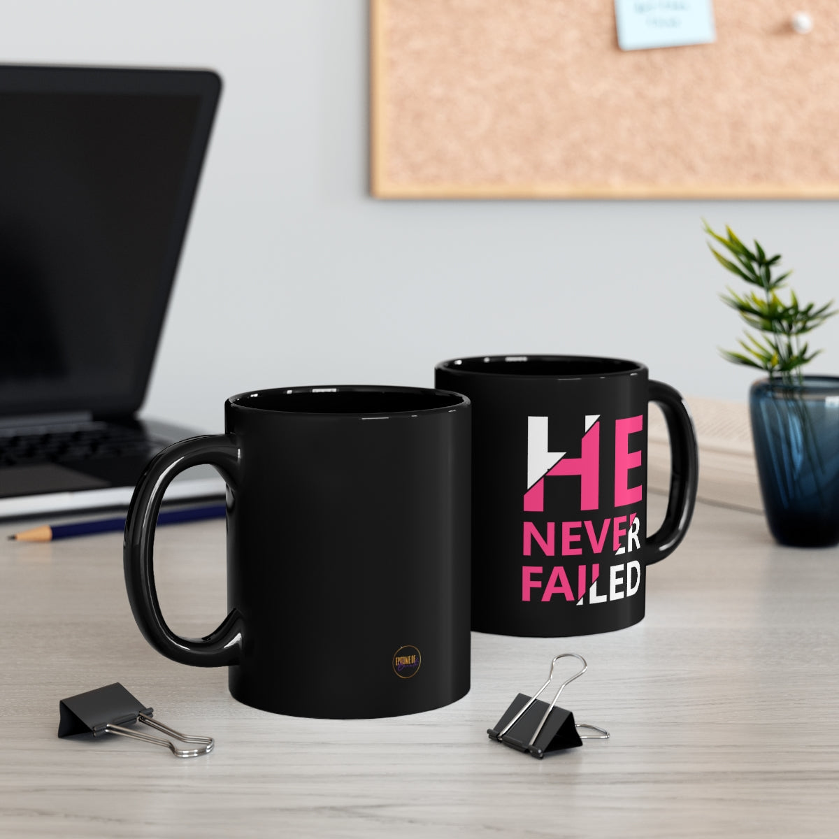 He Never Failed Mug| Christian Mugs for Women