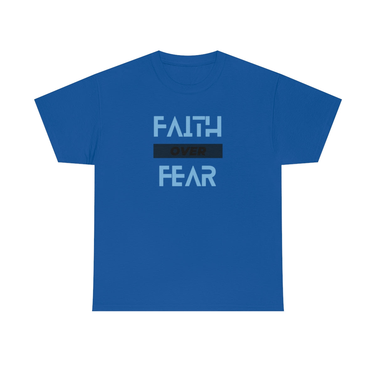 Fear over Fear Unisex Heavy Cotton Tee| Faith Based Tee