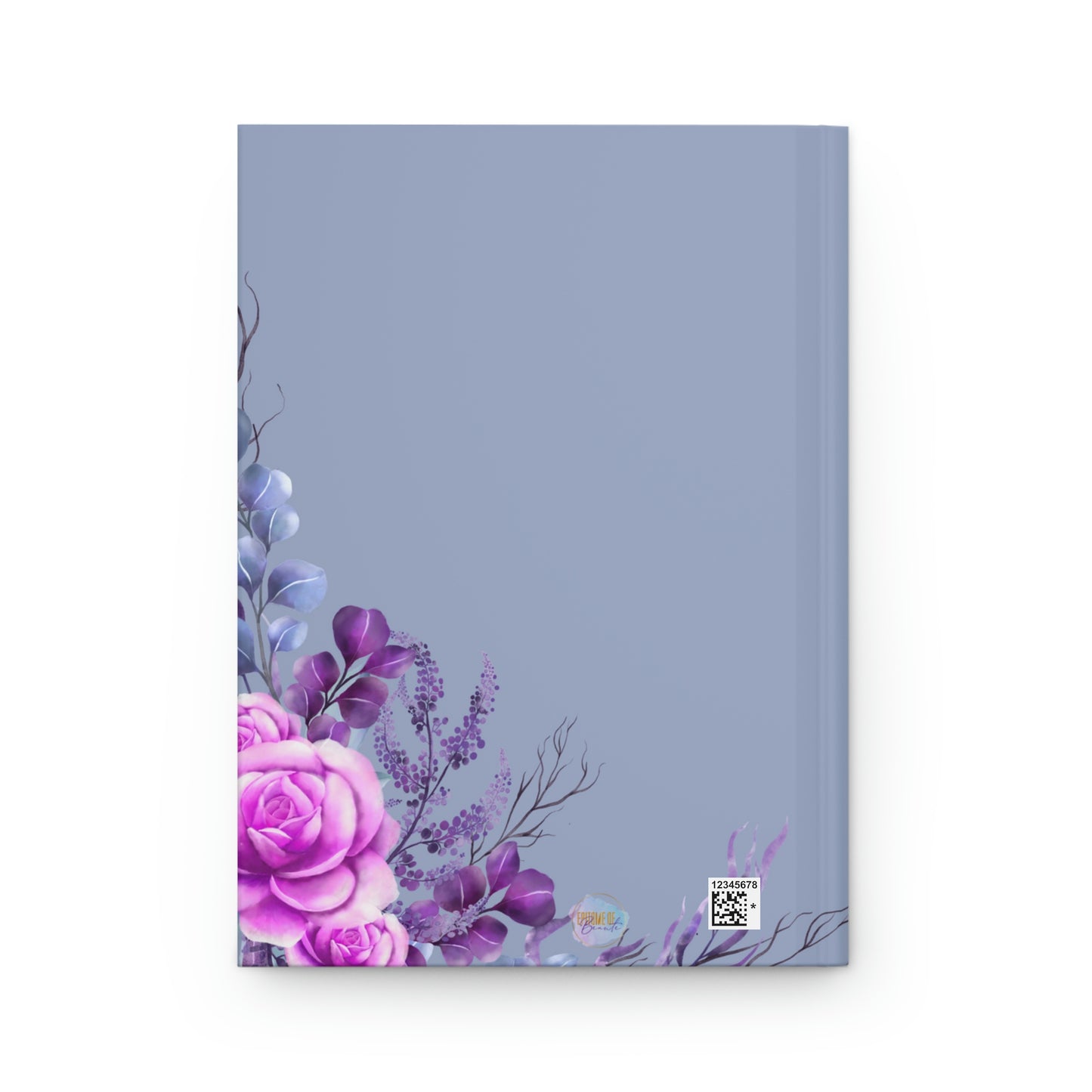Booked and Busy Purple Floral Hardcover Journal Matte
