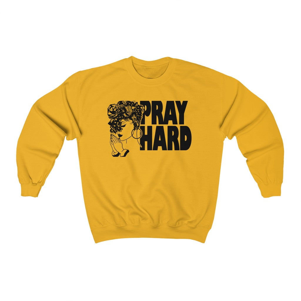 Pray Hard Hooded Sweatshirt