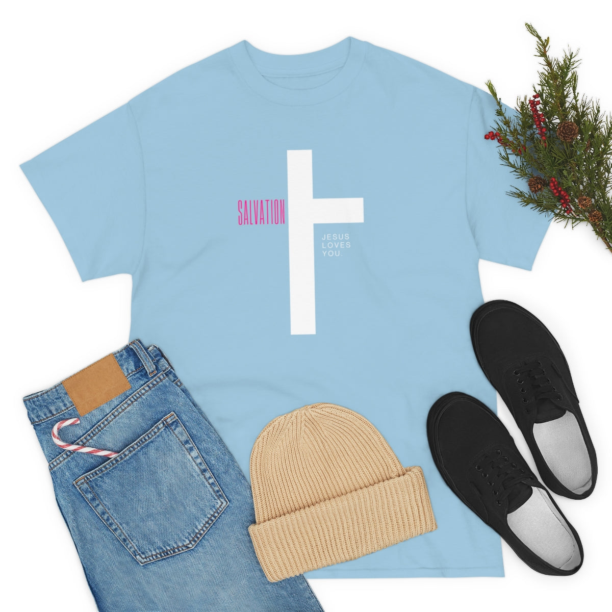 Salvation Unisex Heavy Cotton Tee| Christian Tees