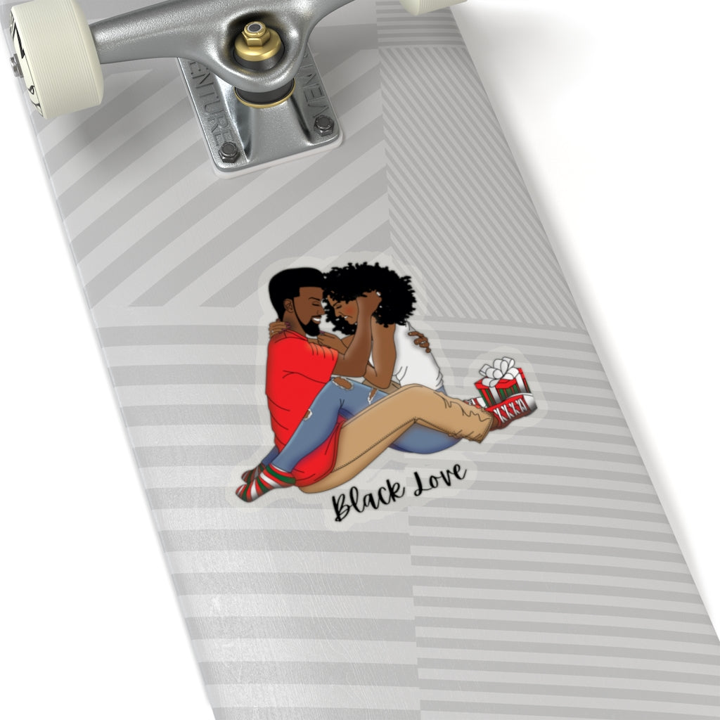 The Gift of Black Love Kiss-Cut Stickers-Paper products-Epitome of Beaute