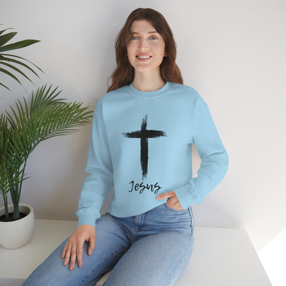 Jesus Unisex Heavy Blend™ Crewneck Sweatshirt