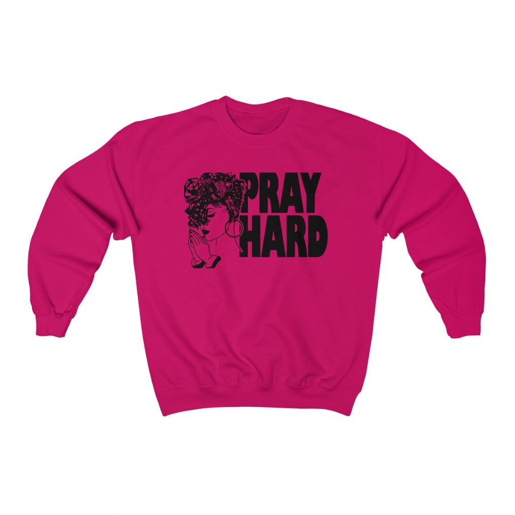 Pray Hard Hooded Sweatshirt