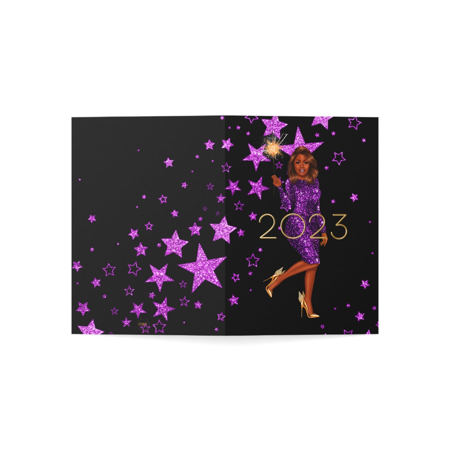 2023 New Years Cards| Folded Greeting Cards (1, 10, 30, and 50pcs)