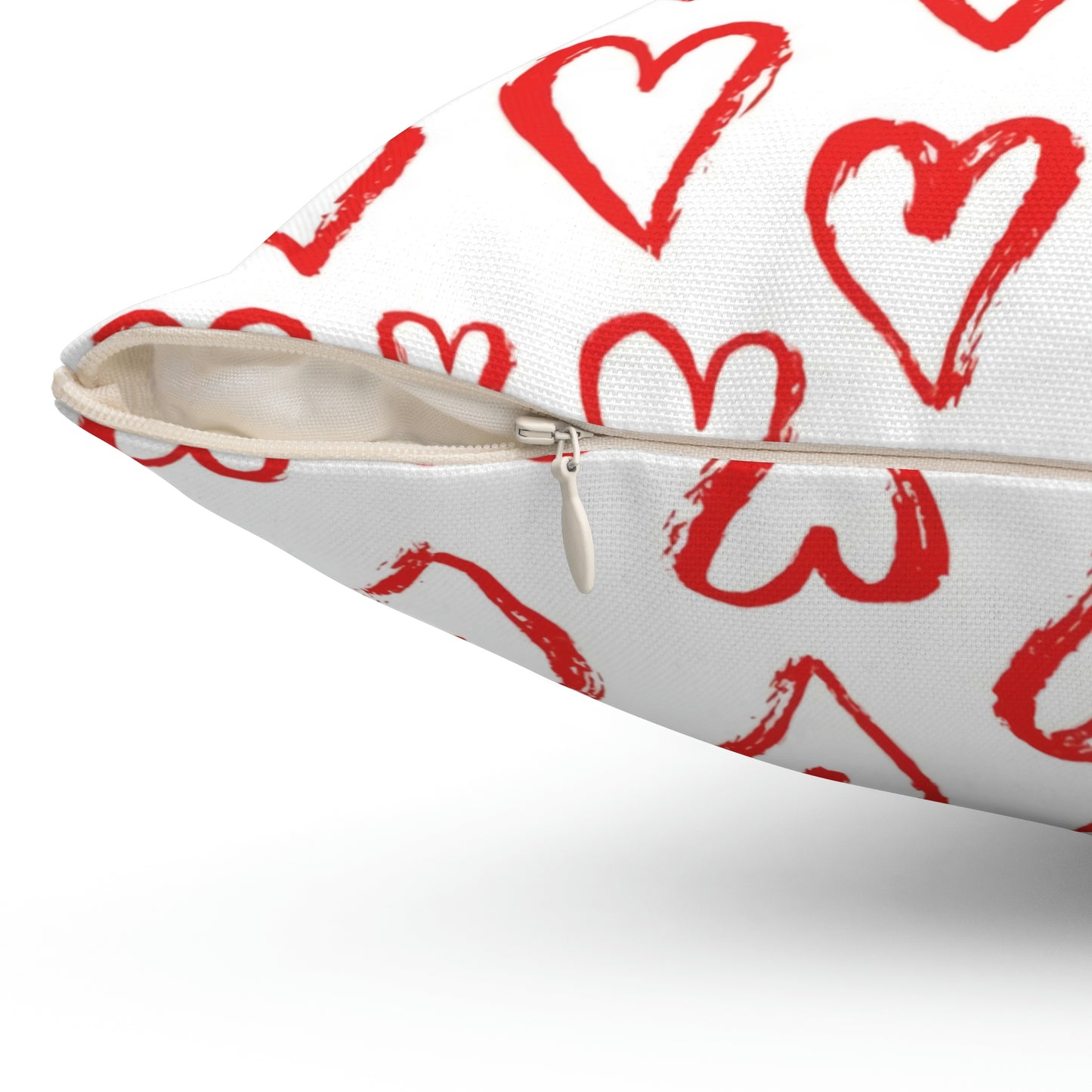 Valentine's Heart Square Pillow