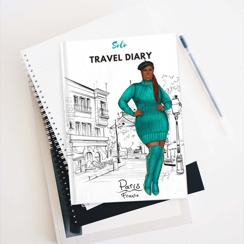 Travel Diary Journal - Teal-Paper products-Epitome of Beaute