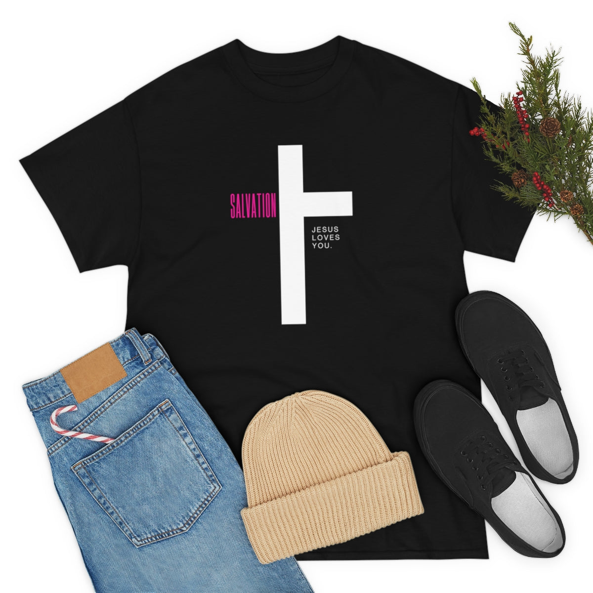 Salvation Unisex Heavy Cotton Tee| Christian Tees