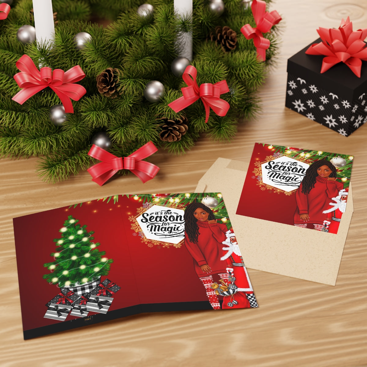 Season for Magic Greeting Cards (1 or 10-pcs)