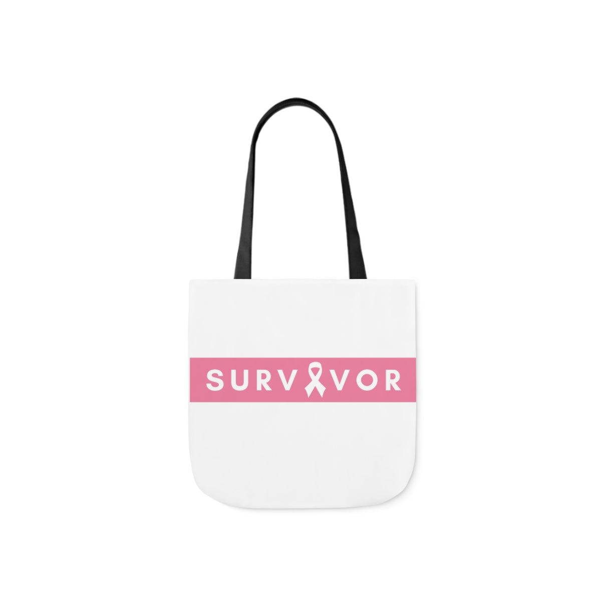 Survivor Canvas Tote Bag| Breast Cancer Awareness Tote Bag