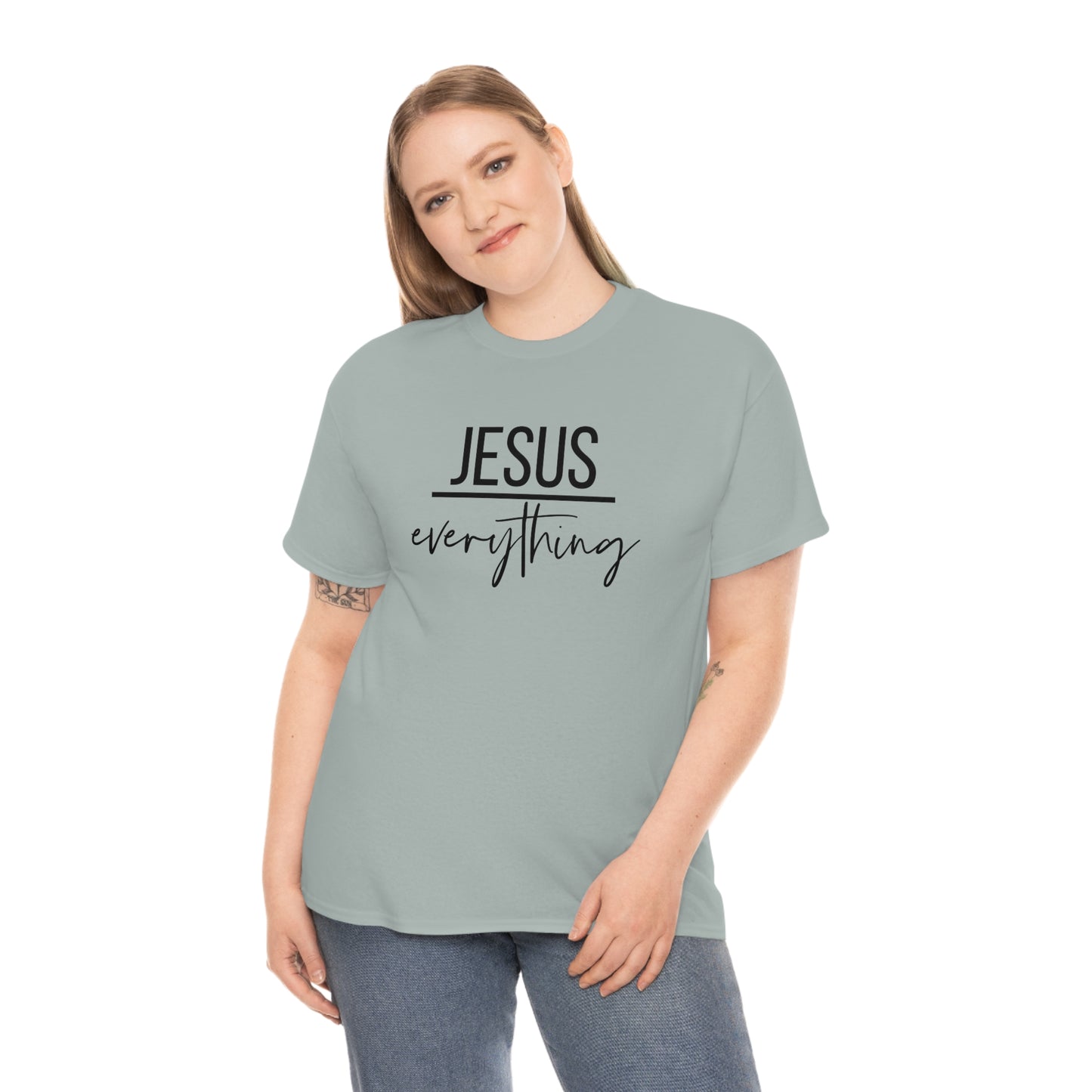 Jesus over Everything Unisex Heavy Cotton Tee