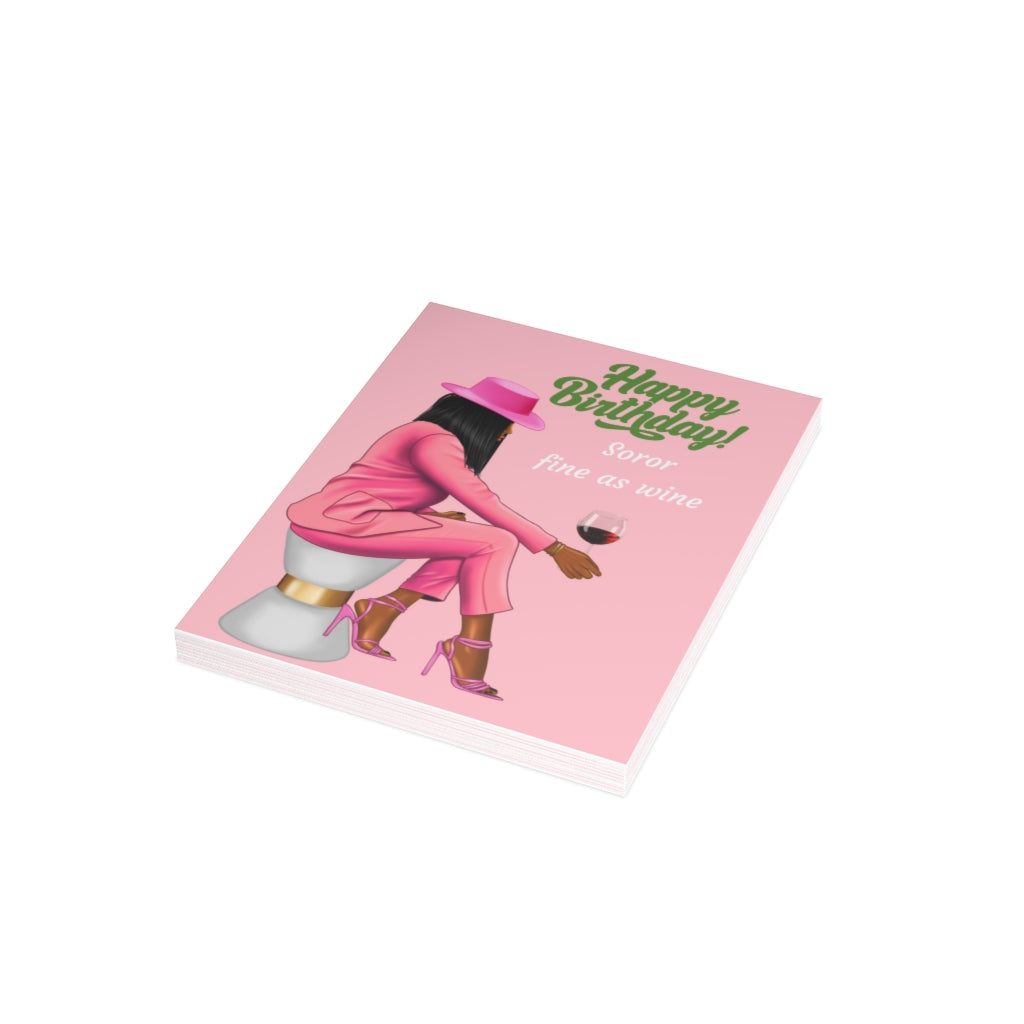 Happy Birthday, Soror Greeting Cards (1, 10, 30, and 50pcs)