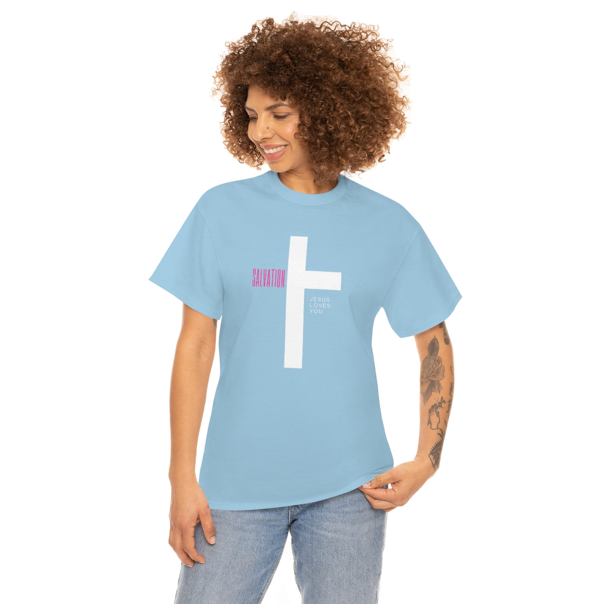 Salvation Unisex Heavy Cotton Tee| Christian Tees