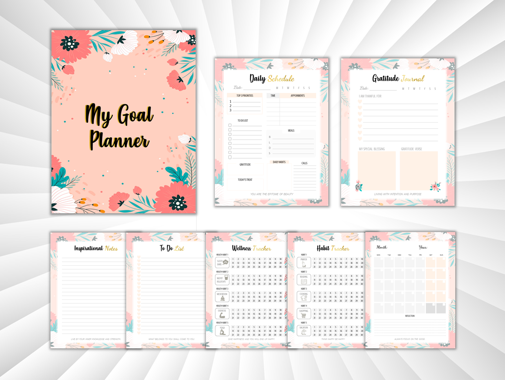 My Peachy Daily Planner-Planner-Epitome of Beaute