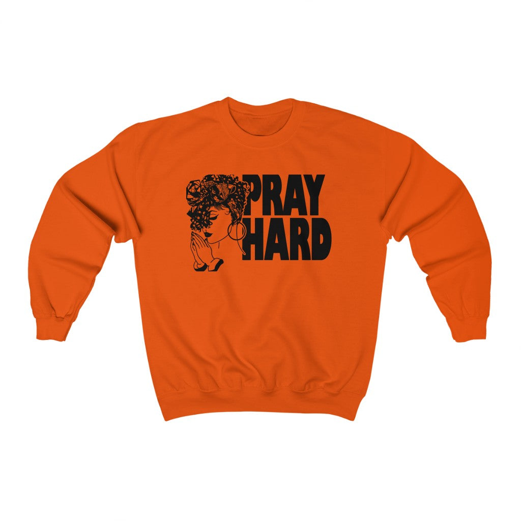 Pray Hard Hooded Sweatshirt