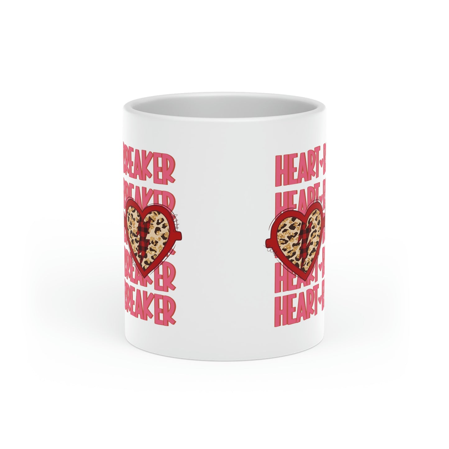 Heart Breaker Heart-Shaped Mug