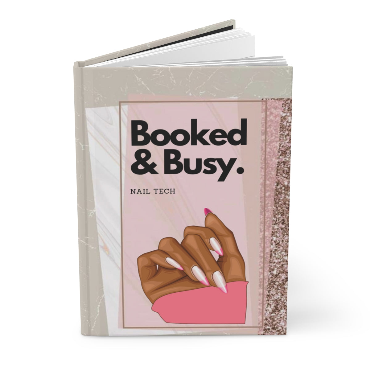 Booked & Busy (Nail Tech) Hardcover Journal