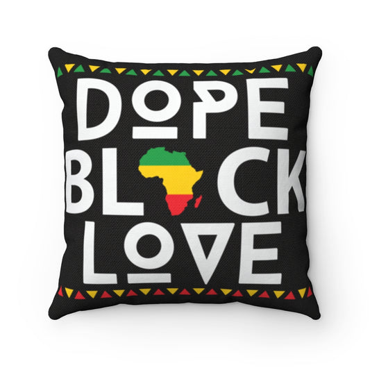 Dope Black Love Pillow-Home Decor-Epitome of Beaute