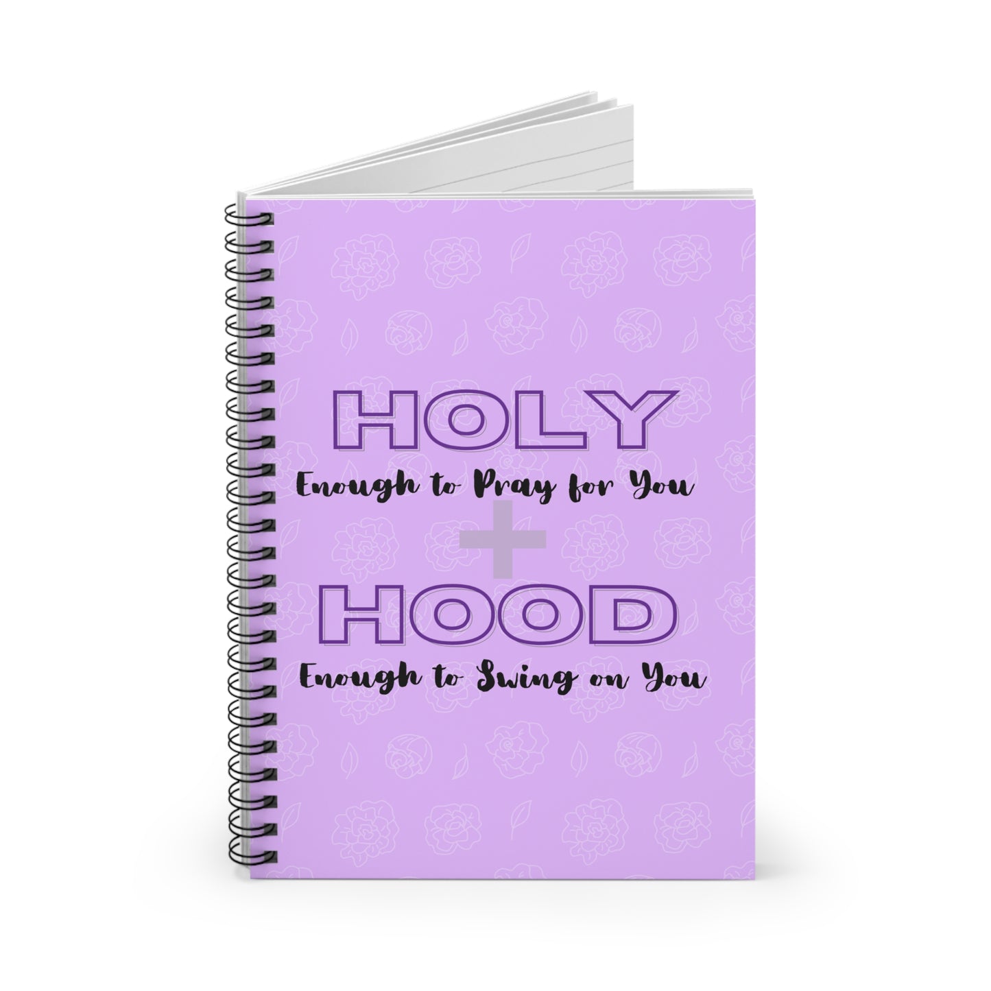 Holy and Hood Spiral Notebook