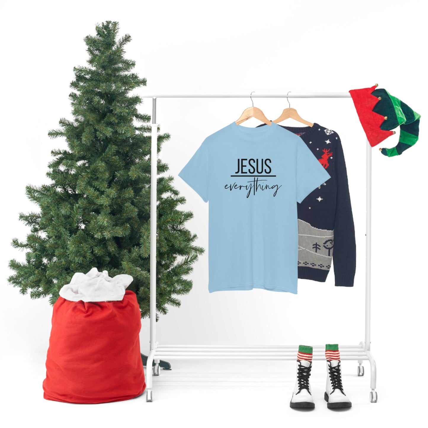 Jesus over Everything Unisex Heavy Cotton Tee